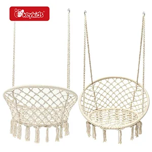 Cotton Rope Hanging Hammock Swing For Bedrooms Balcony W01D303